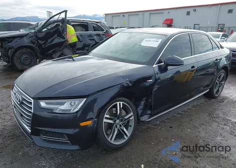 2018 Audi A4 2.0T Premium z USA, uszkodzony, nr VIN WAUENAF42JA084807